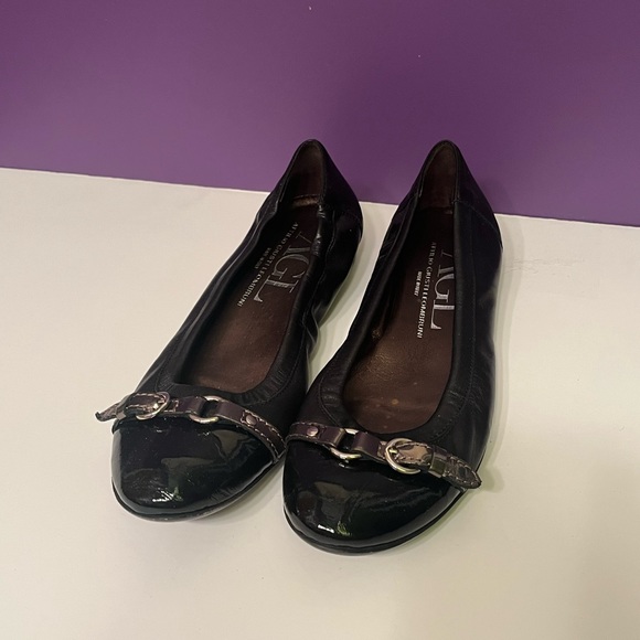 Agl Shoes - AGL patent flats